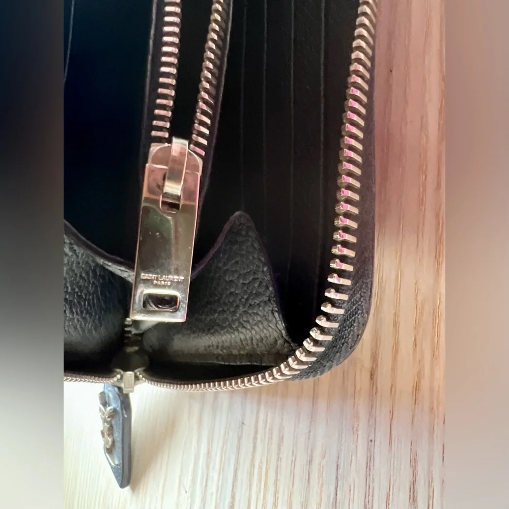 YSL Zippy Leather Long Wallet - Picture 5 of 8